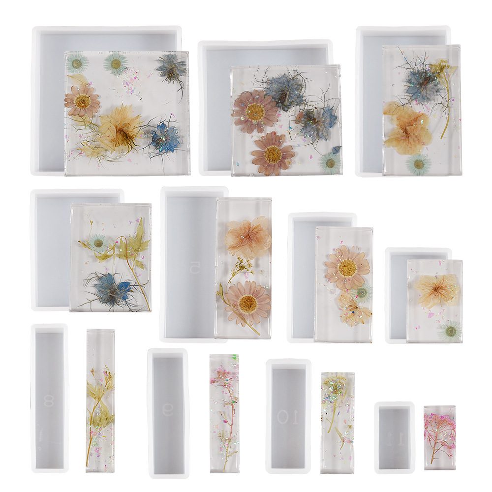 Rectangle Square Resin mold (RUUIPON-615)