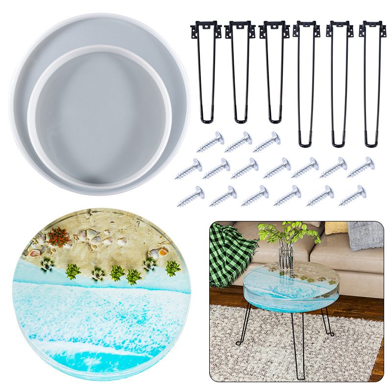River Table Round Resin mold (RUUIPON-616)