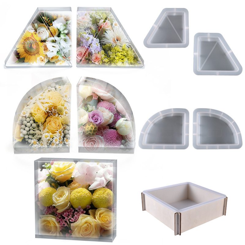 Bookend Trapezoid Resin mold (RUUIPON-646)