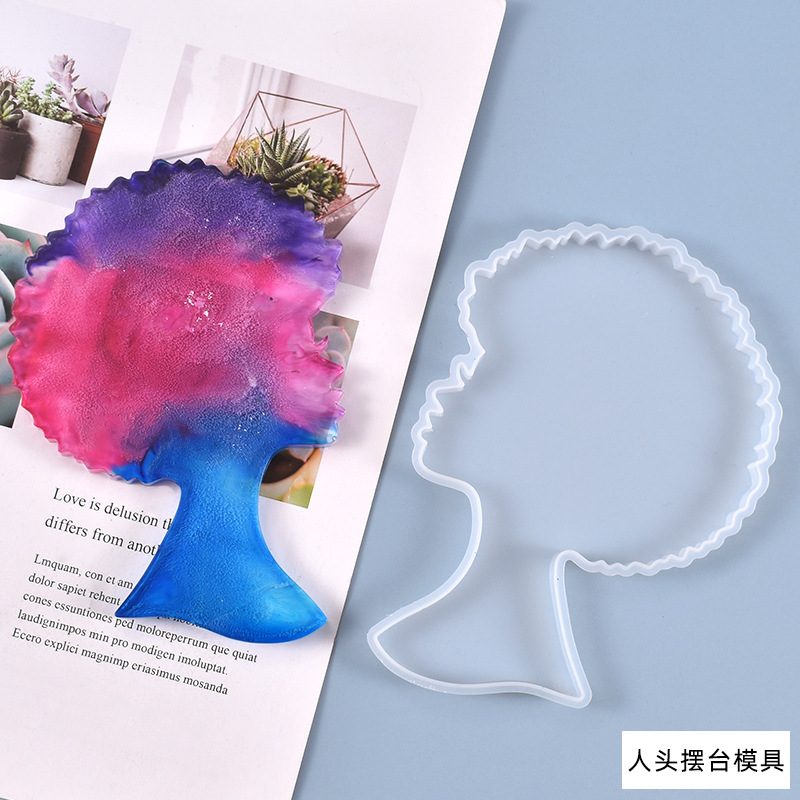 Afro Woman Resin mold (RUUIPON-648)