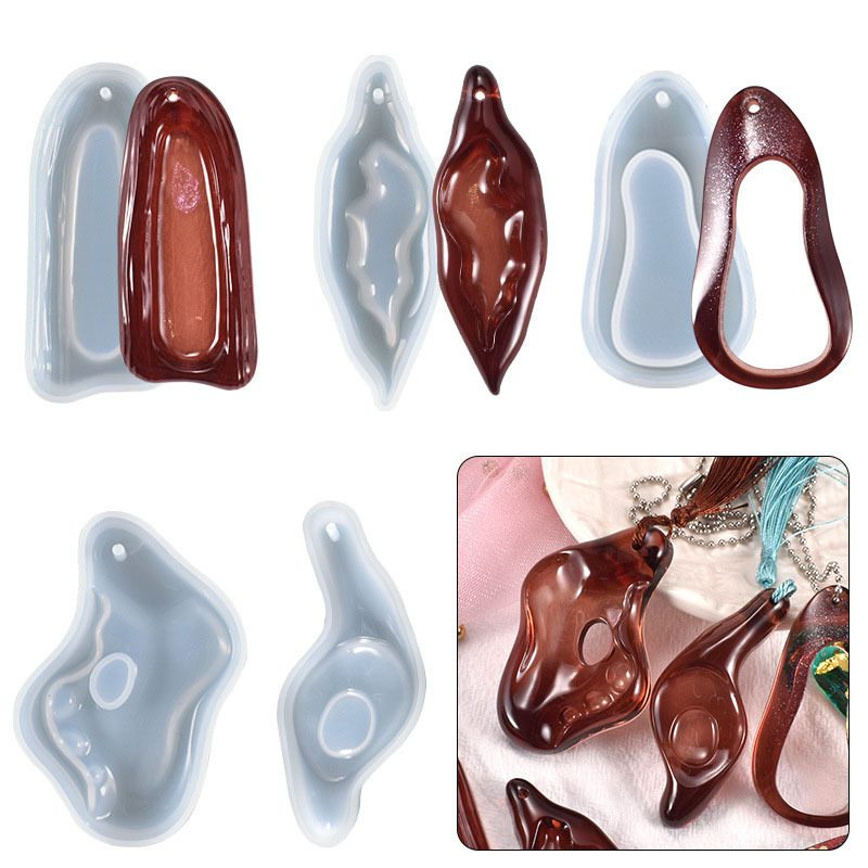 Irregular Drop Pendant Resin mold (RUUIPON-691)
