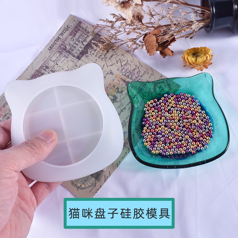 Irregular Kitten Storage Box mold (RUUIPON-773)