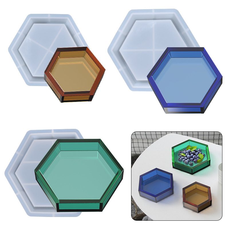 Plate Hexagon Plate Storage Box mold (RUUIPON-788)