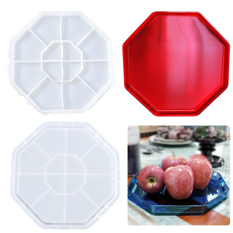 Plate Octagon Tray Tray mold (RUUIPON-817)