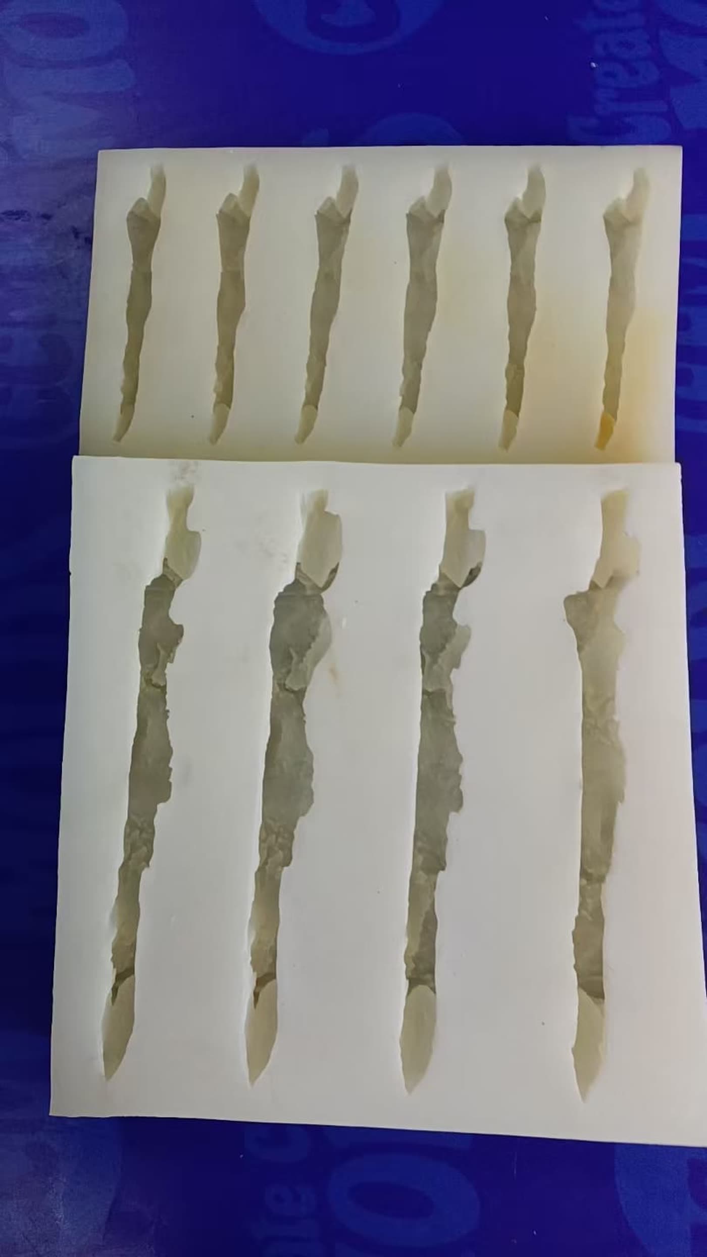 Precision disc casting from custom silicone resin mold