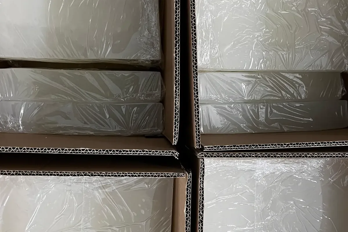 Packed custom silicone molds ready for shipment from RUUIPON