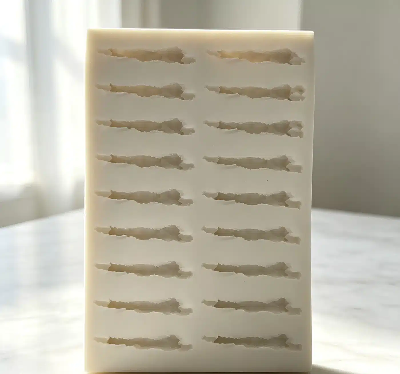 Custom Silicone Mold for a Popsicle Stick Channel